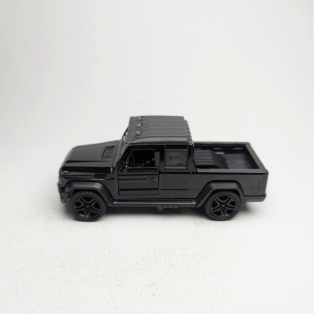 1:43 G Wagon Pickup Metal Diecast Black