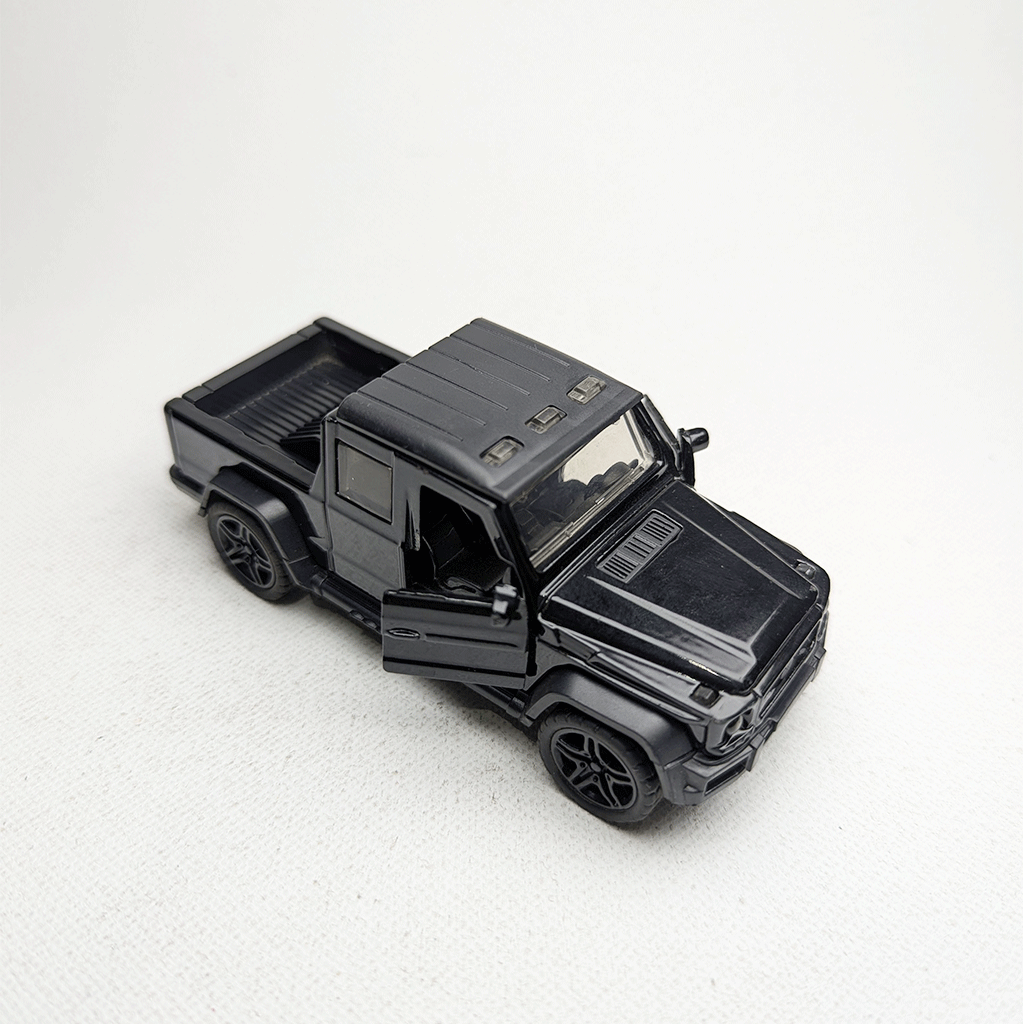 1:43 G Wagon Pickup Metal Diecast Black