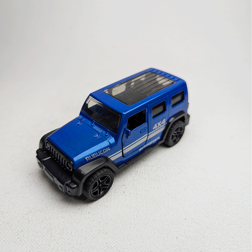 1:43 Wrangler Metal Diecast Blue