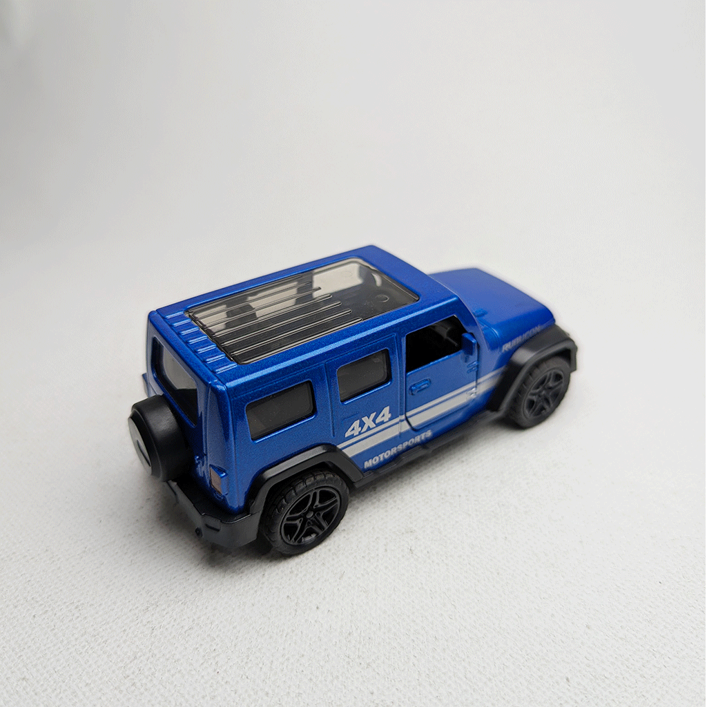 1:43 Wrangler Metal Diecast Blue