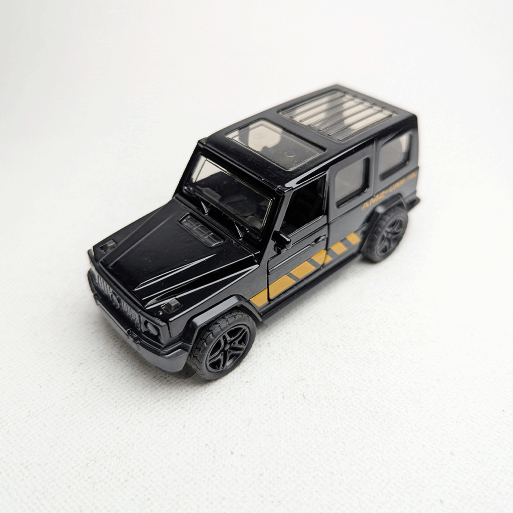 1:43 G Wagon Black Metal Diecast with Graphics