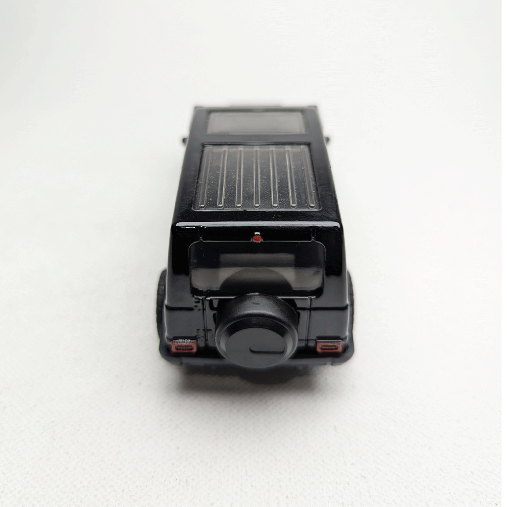 1:43 G Wagon Black Metal Diecast with Graphics