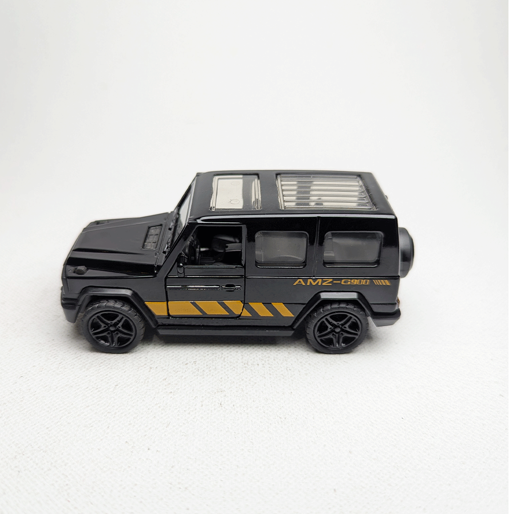 1:43 G Wagon Black Metal Diecast with Graphics