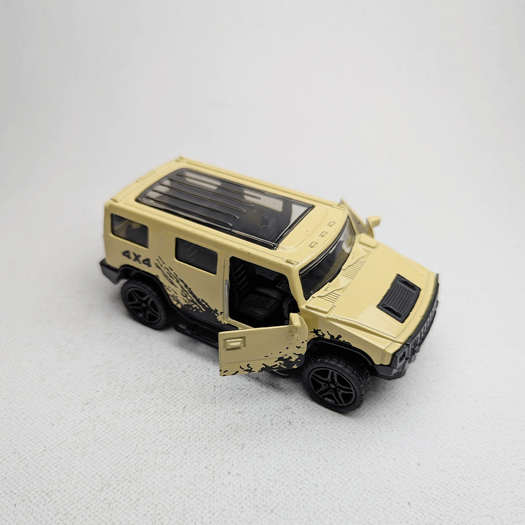 1:43 Hummer Metal Diecast Cream