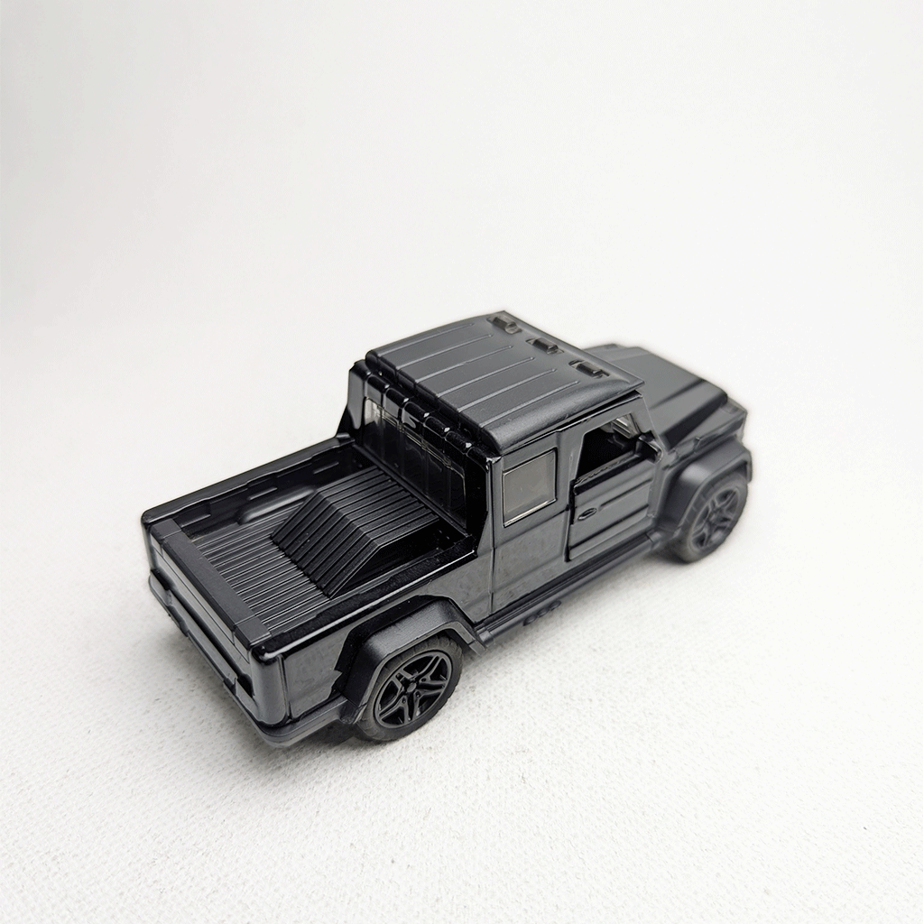 1:43 G Wagon Pickup Metal Diecast Black