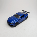 1:43 Mustang Blue Metal Diecast