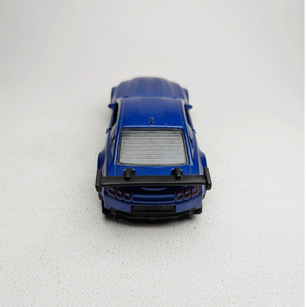 1:43 Mustang Blue Metal Diecast