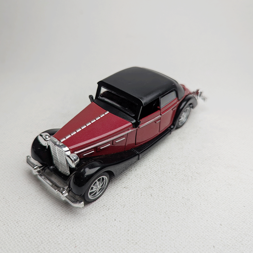 1:43 Vintge 70s Metal Diecast Maroon