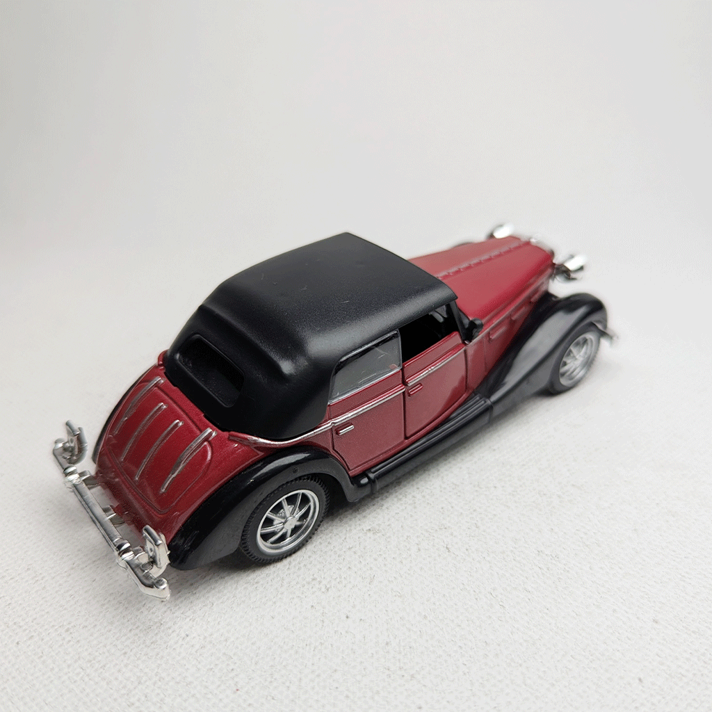 1:43 Vintge 70s Metal Diecast Maroon