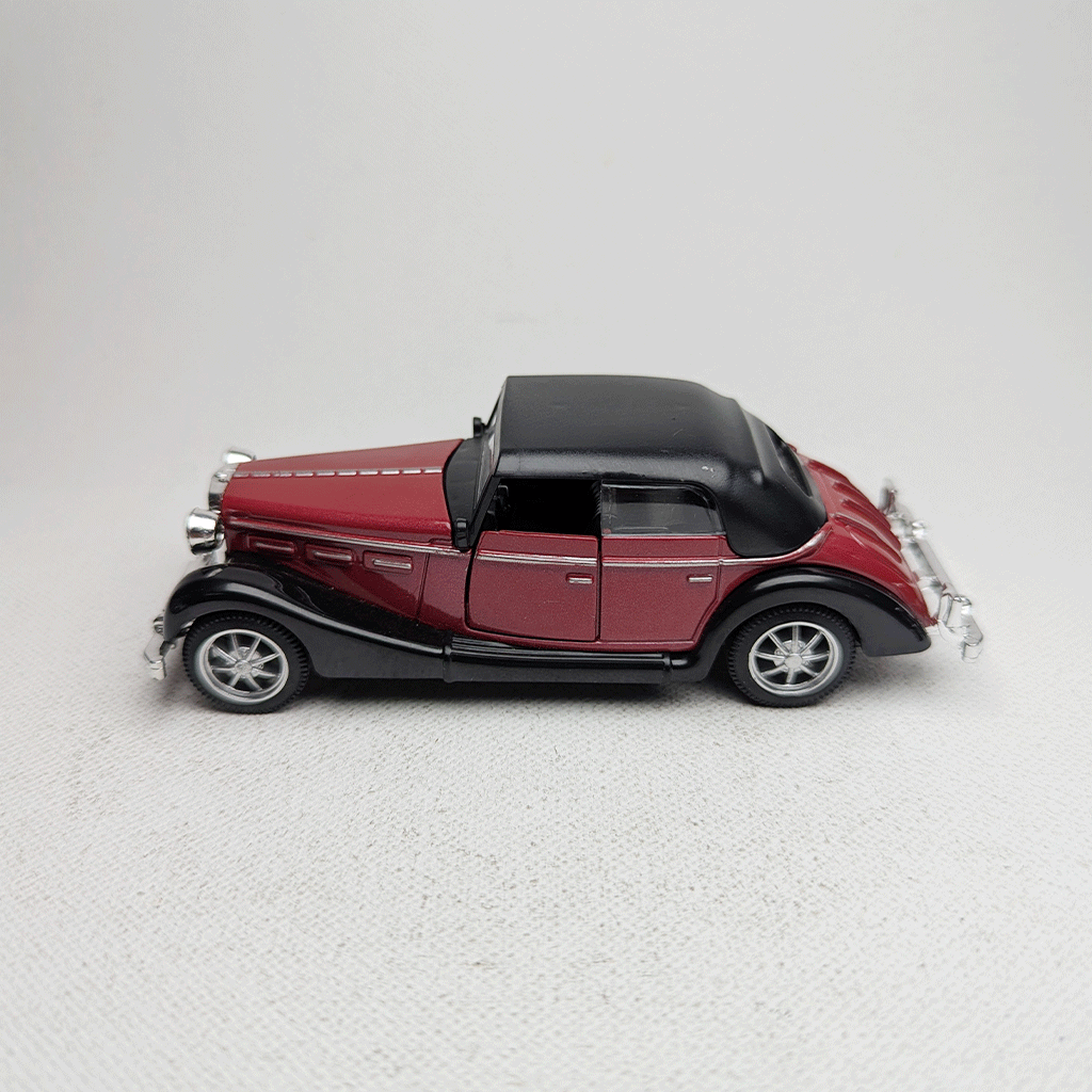 1:43 Vintge 70s Metal Diecast Maroon