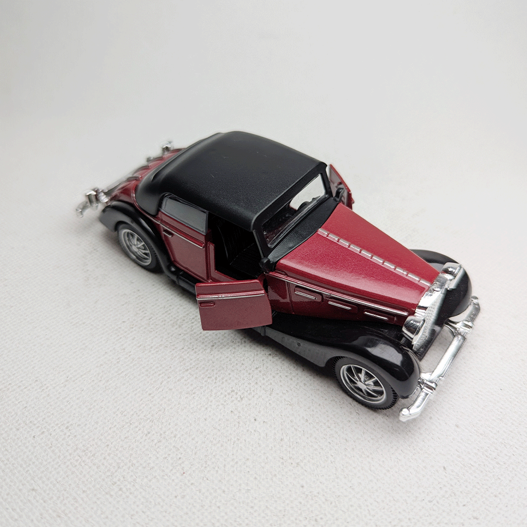 1:43 Vintge 70s Metal Diecast Maroon