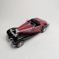 1:43 Vintge 70s Metal Diecast Maroon Open Roof