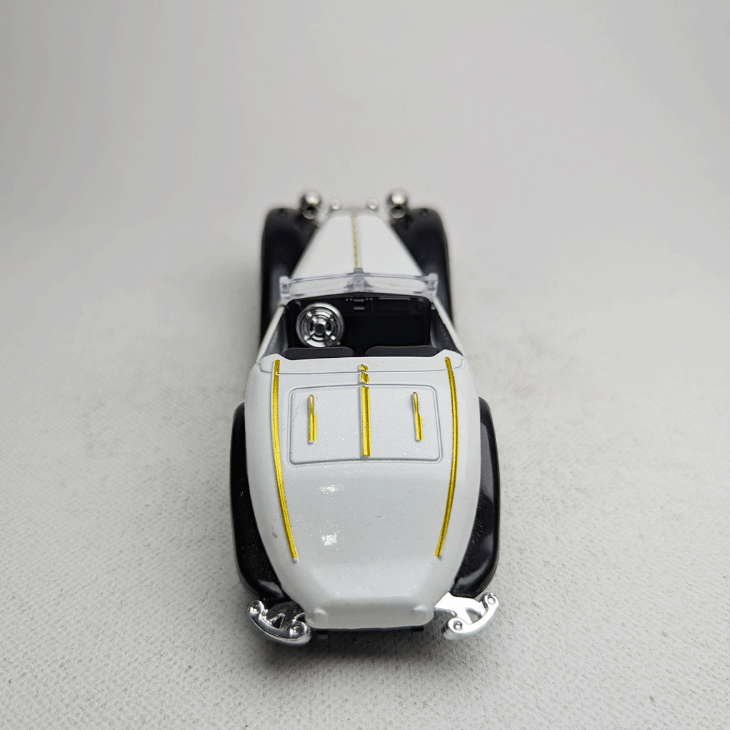 1:43 Vintge 70s Metal Diecast White Open Roof
