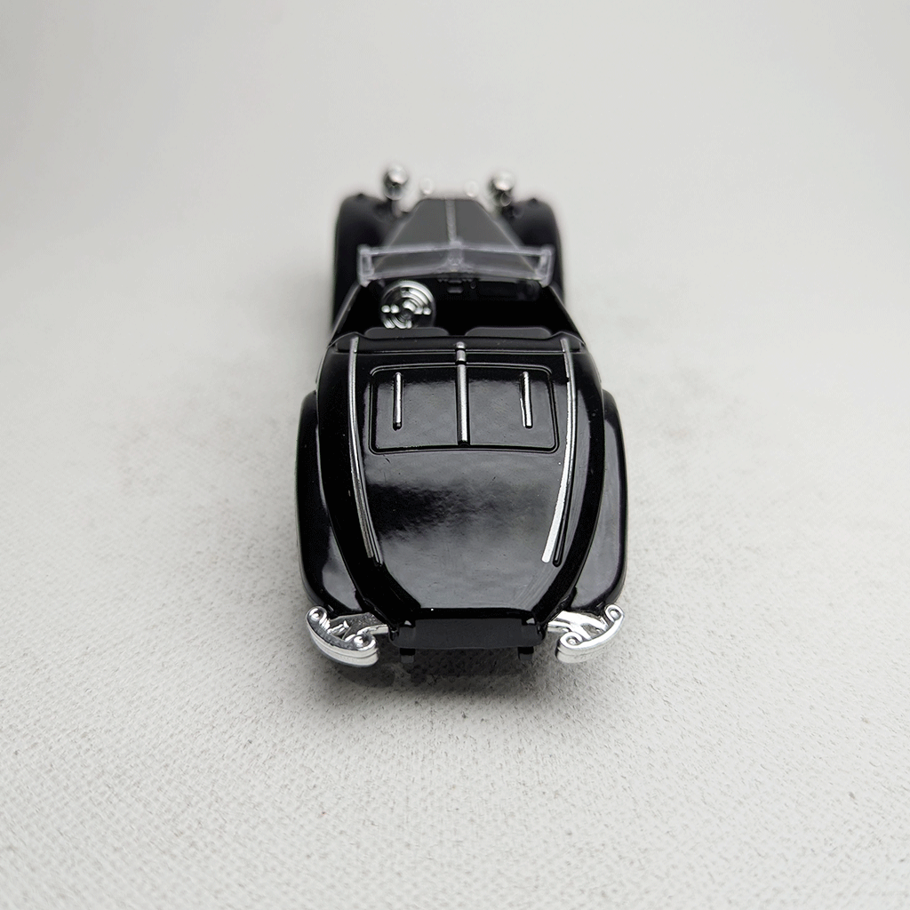 1:43 Vintge 70s Metal Diecast Black Open Roof
