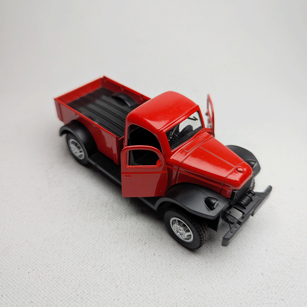 1:43 Vintge Truck 80s Metal Diecast Red