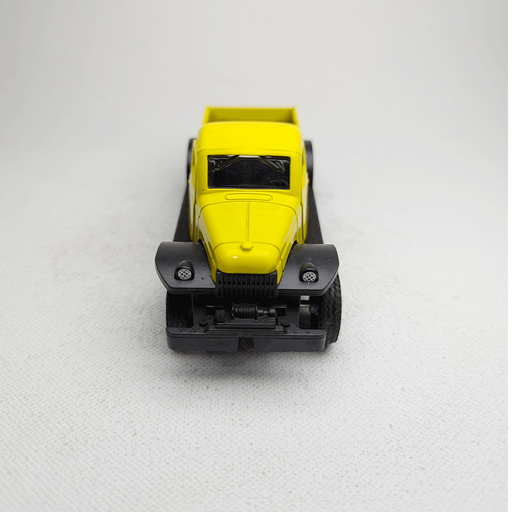 1:43 Vintge Truck 80s Metal Diecast Yellow