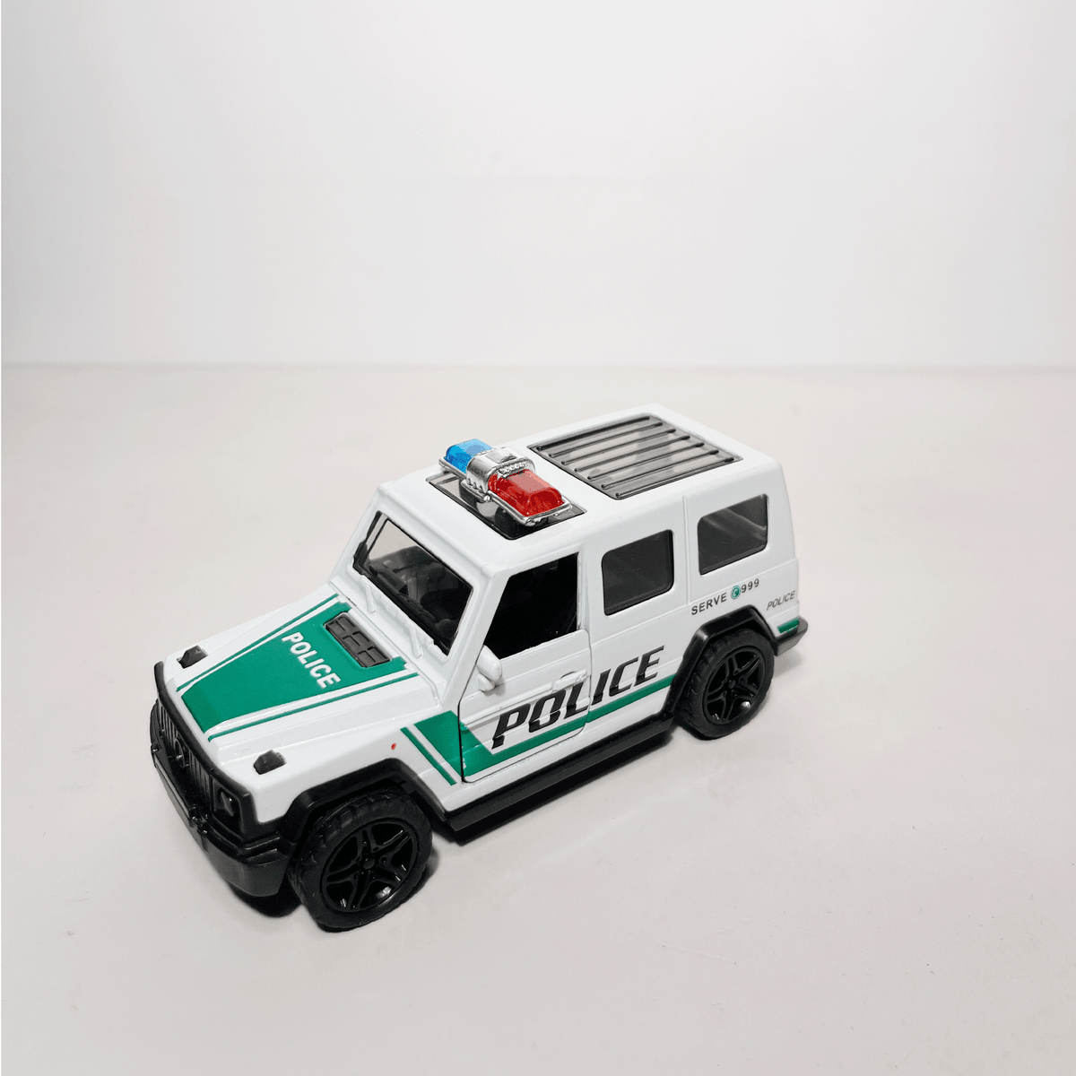1:43 G wagon Police White