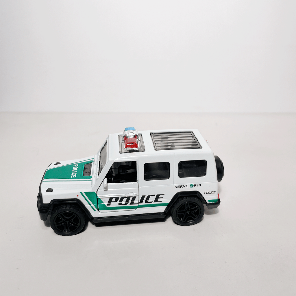 1:43 G wagon Police White