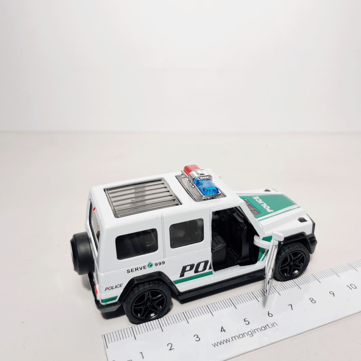 1:43 G wagon Police White