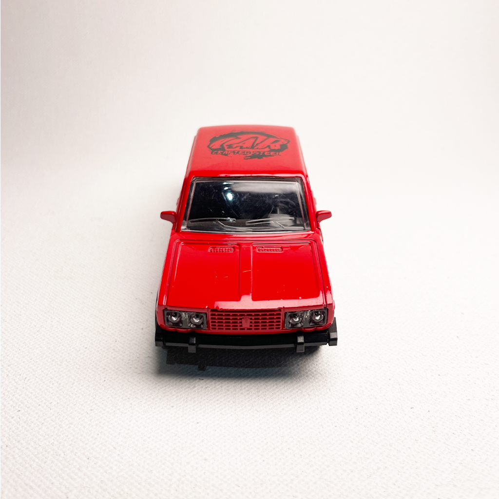1:36 Lada Metal Diecast Car Red with Graphics