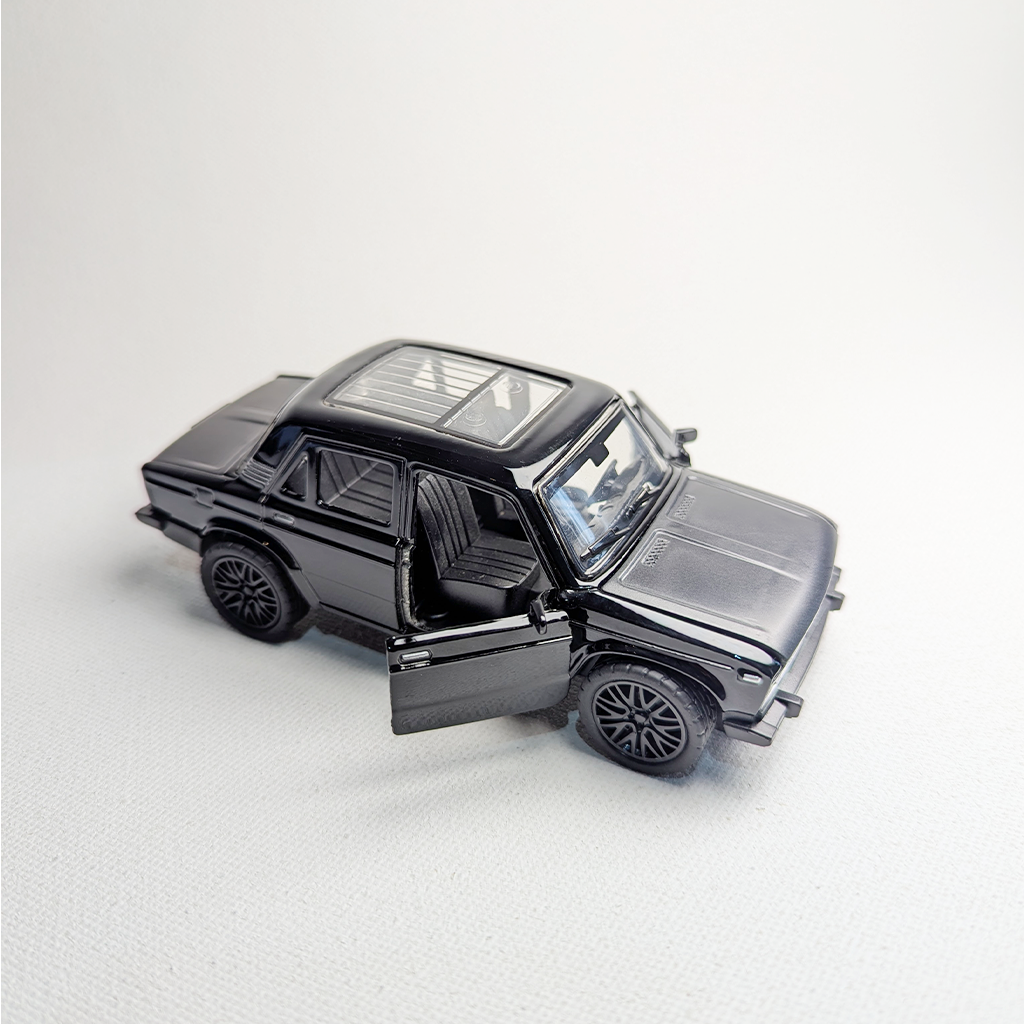 1:36 Lada Metal Diecast Car Black
