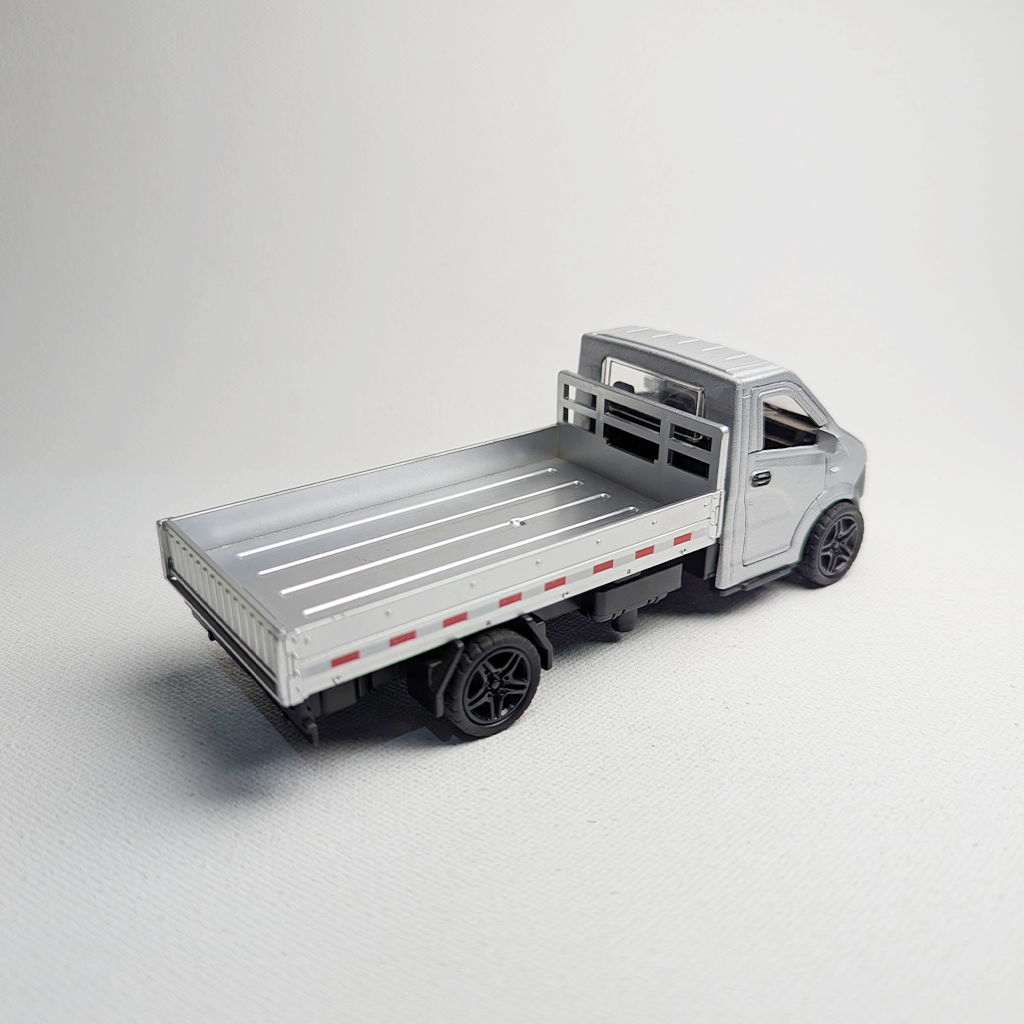 1:36 Pickup Metal Diecast Silver