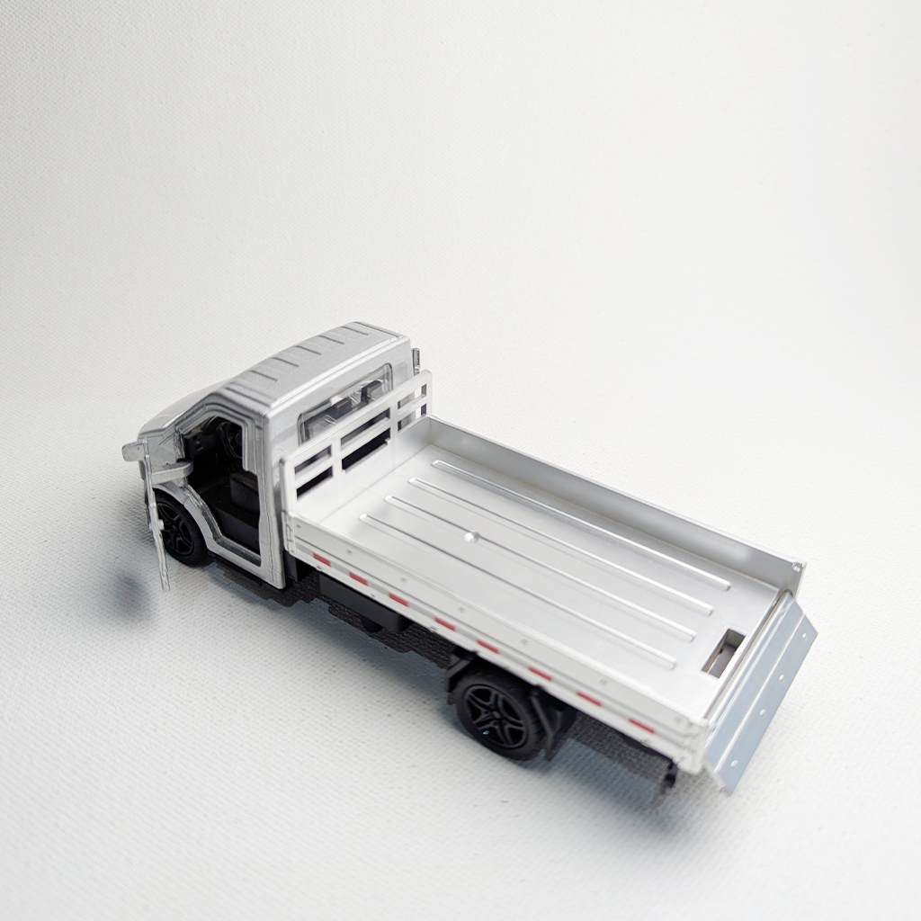 1:36 Pickup Metal Diecast Silver