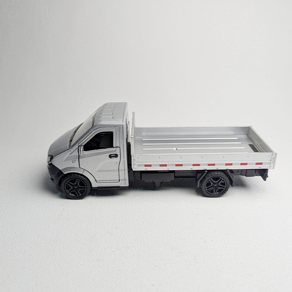 1:36 Pickup Metal Diecast Silver