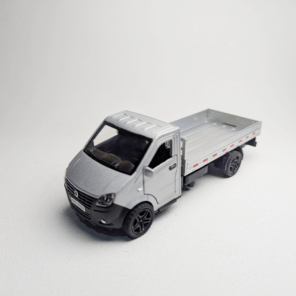 1:36 Pickup Metal Diecast Silver