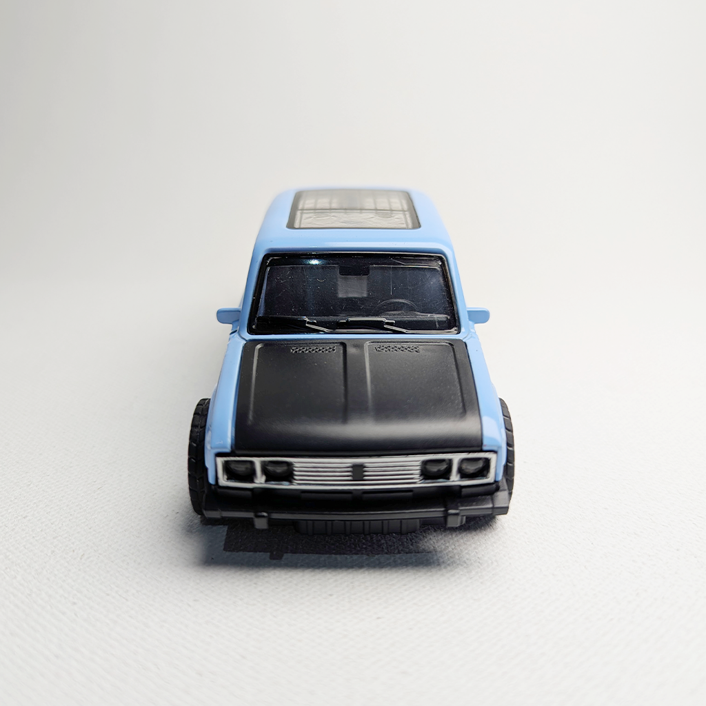 1:36 Lada Metal Diecast Car Sky Blue and Black