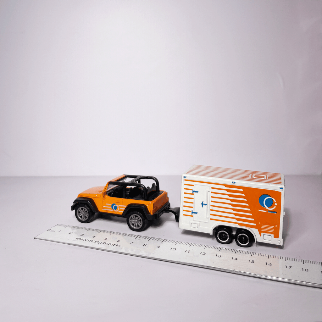 1:64 Jeep with caravan