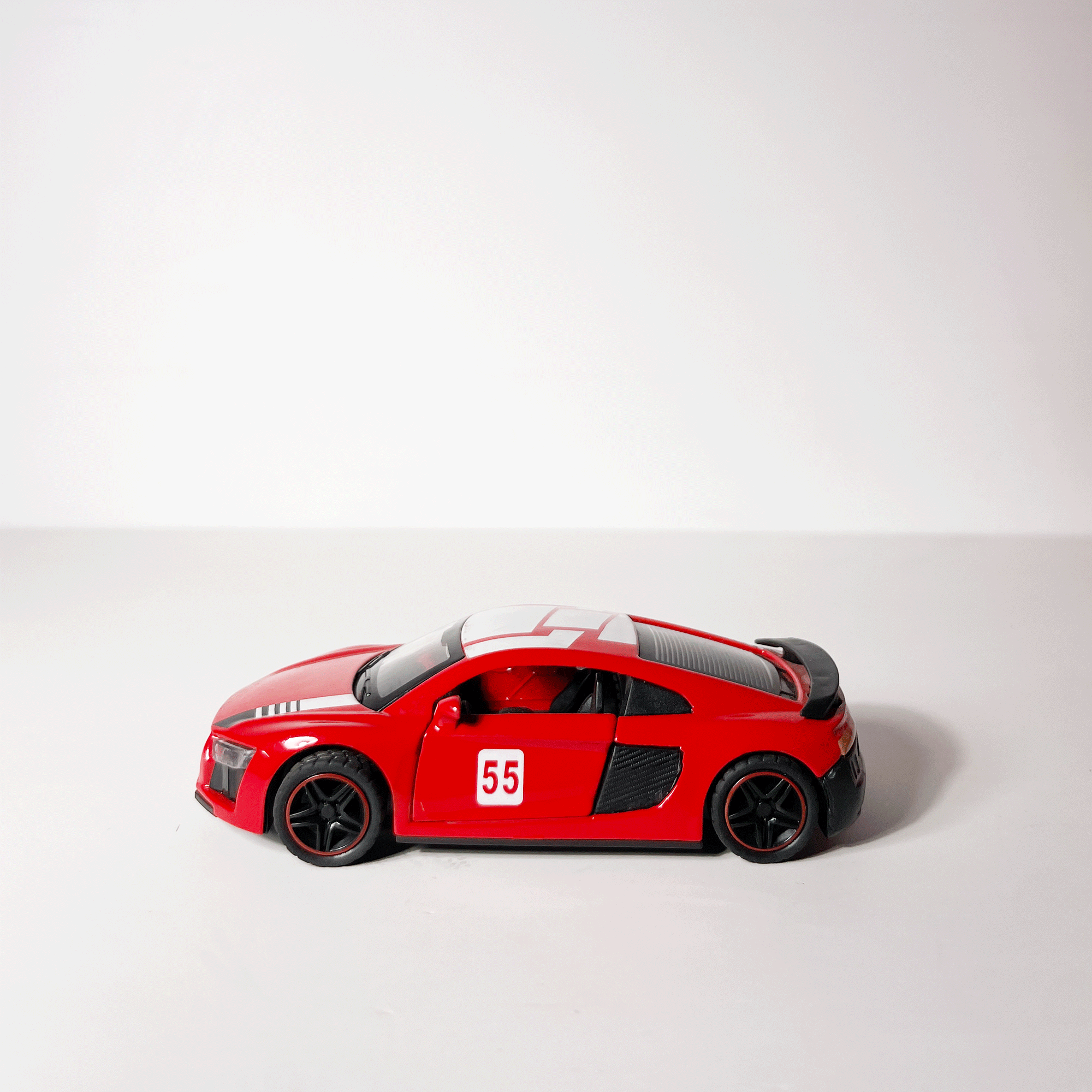 1:43 Audi Red With Graphics