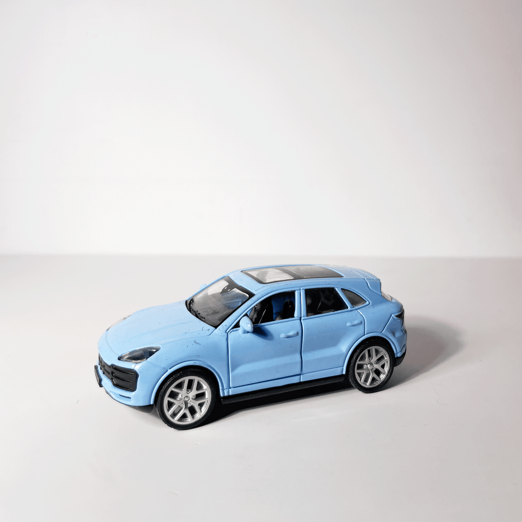 1:43 Porche kayne Metal Diecast Car Blue