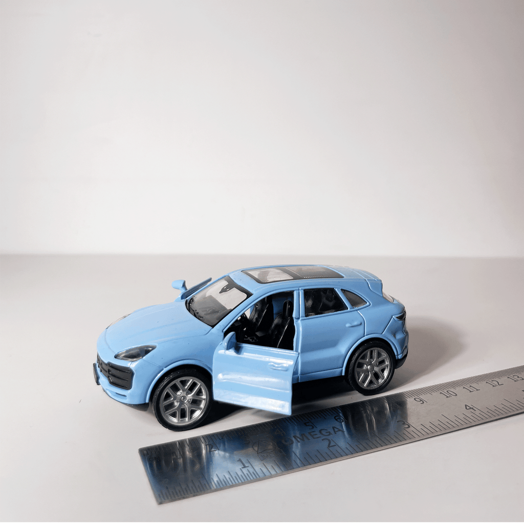 1:43 Porche kayne Metal Diecast Car Blue