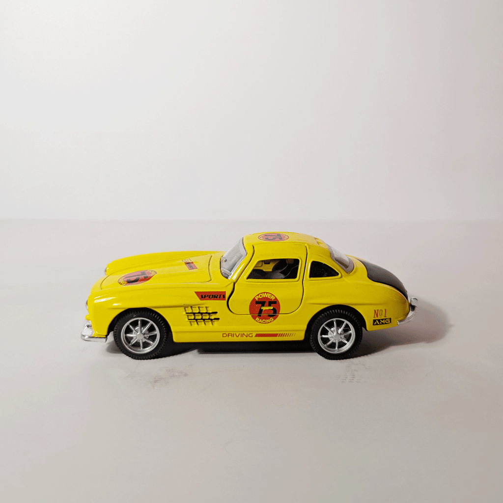 1:36 Benz SLS Yellow with Graphics