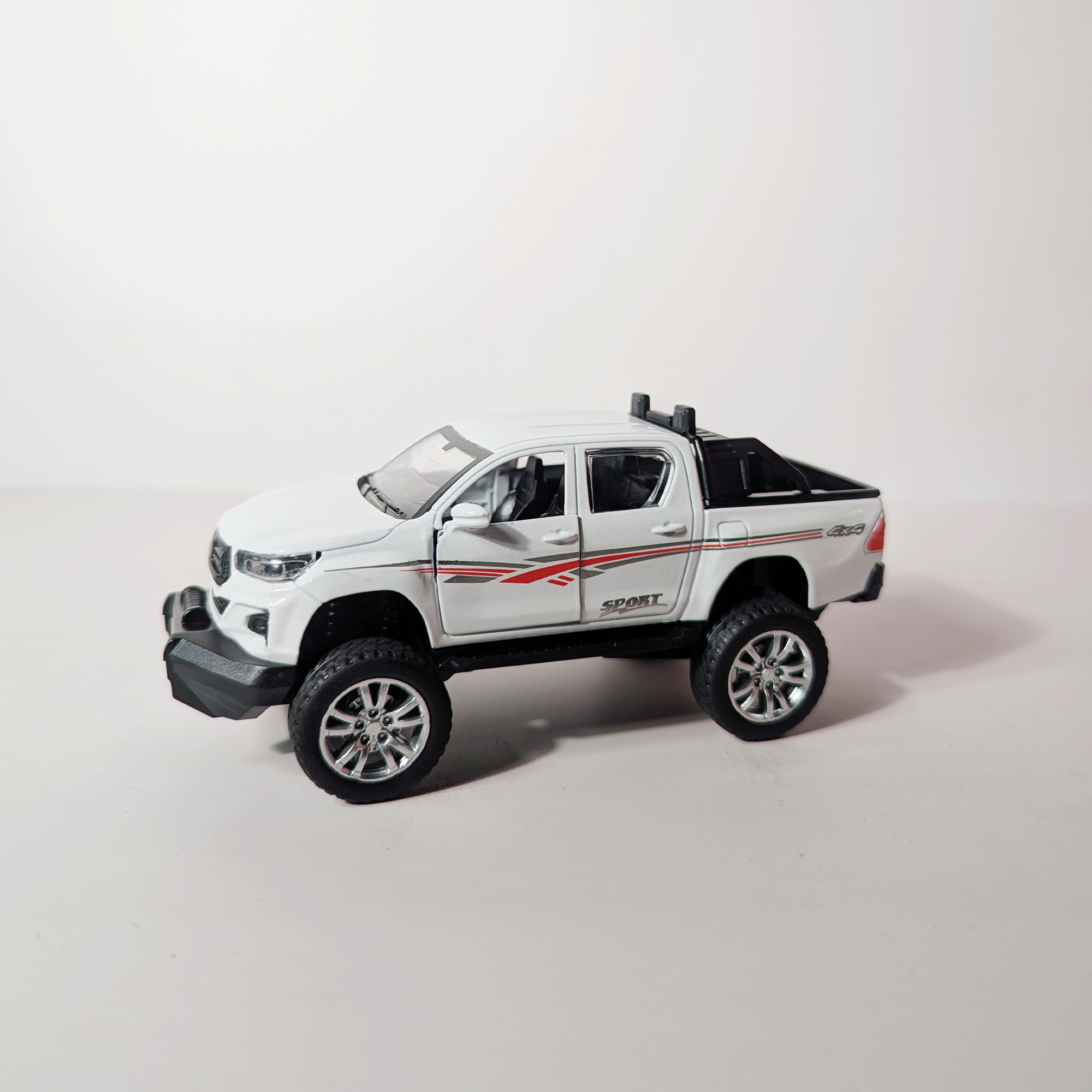 1:36 Hilux White