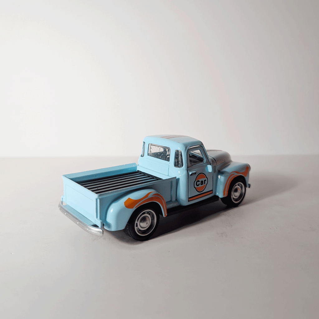 1:36 Classic Retro Pickup Gulf Blue