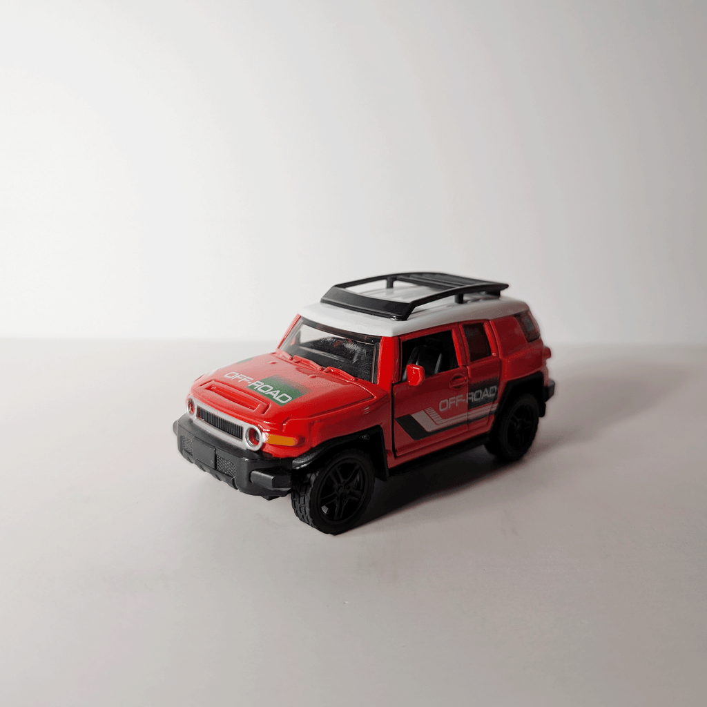 1:36 FJ Cruser Red with Graphics