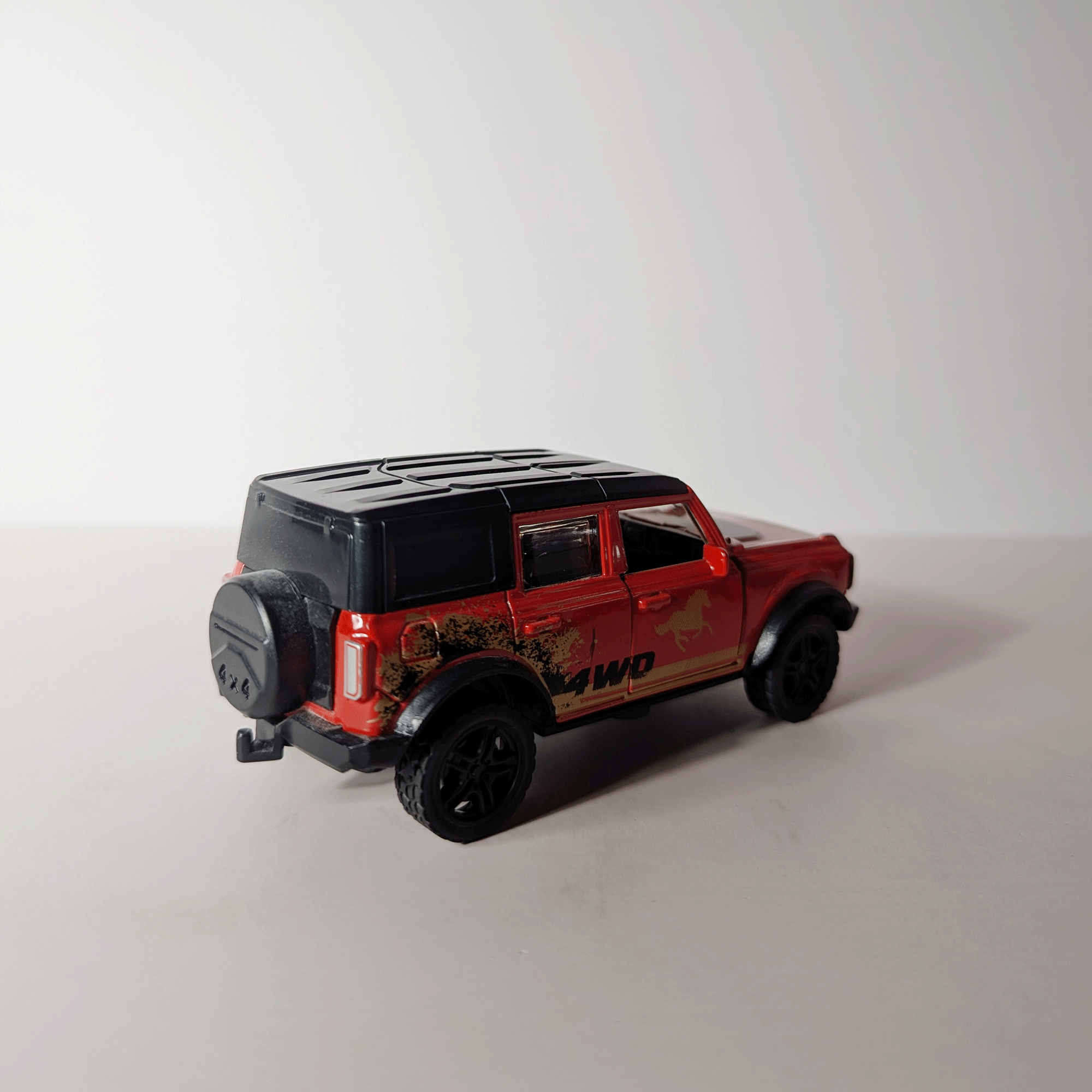 1:36 Bronko Red with Graphics