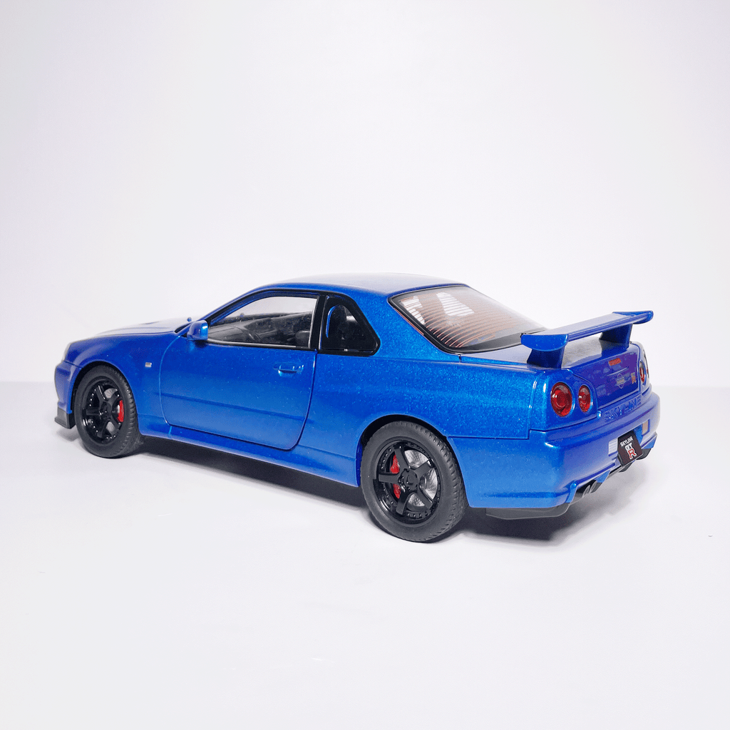 1:24 Nissan GTR R34 Skyline Blue