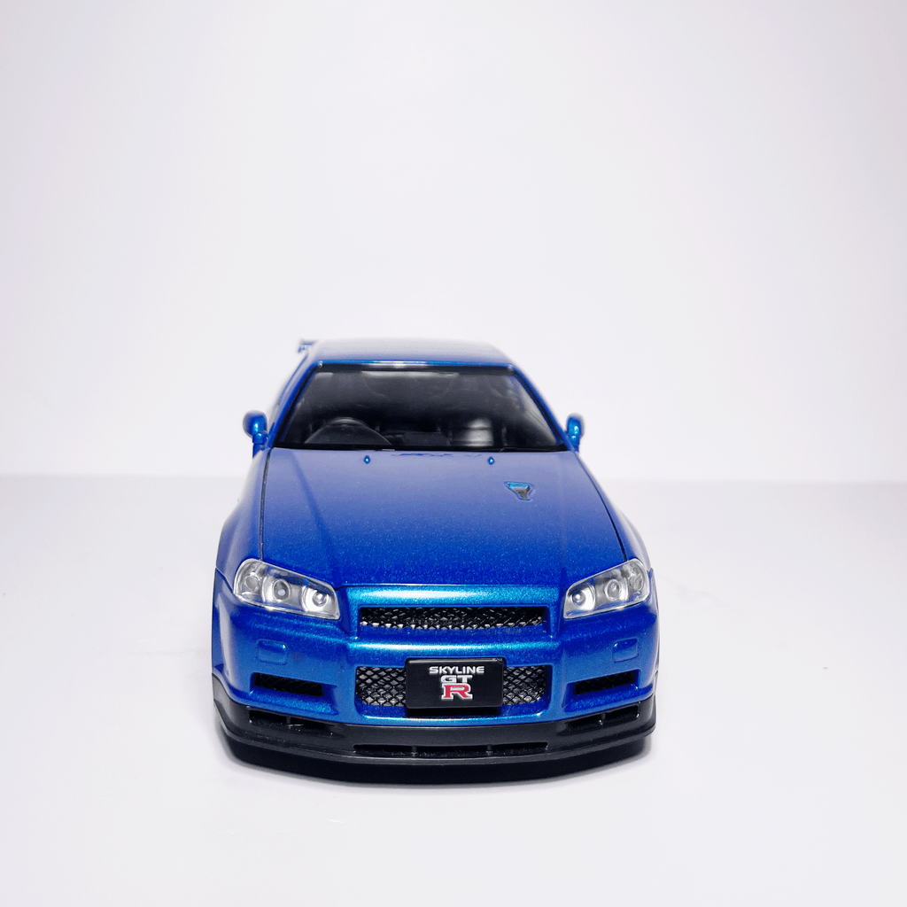1:24 Nissan GTR R34 Skyline Blue