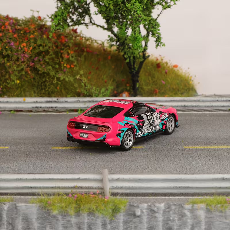 1:64 CCA 2018 Ford Mustang GT Pink Graphics