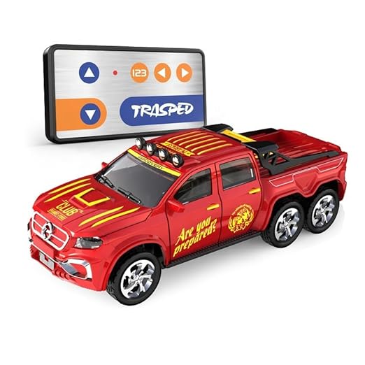 Trasped 1:64 Alloy Super Mini RC Car – Red
