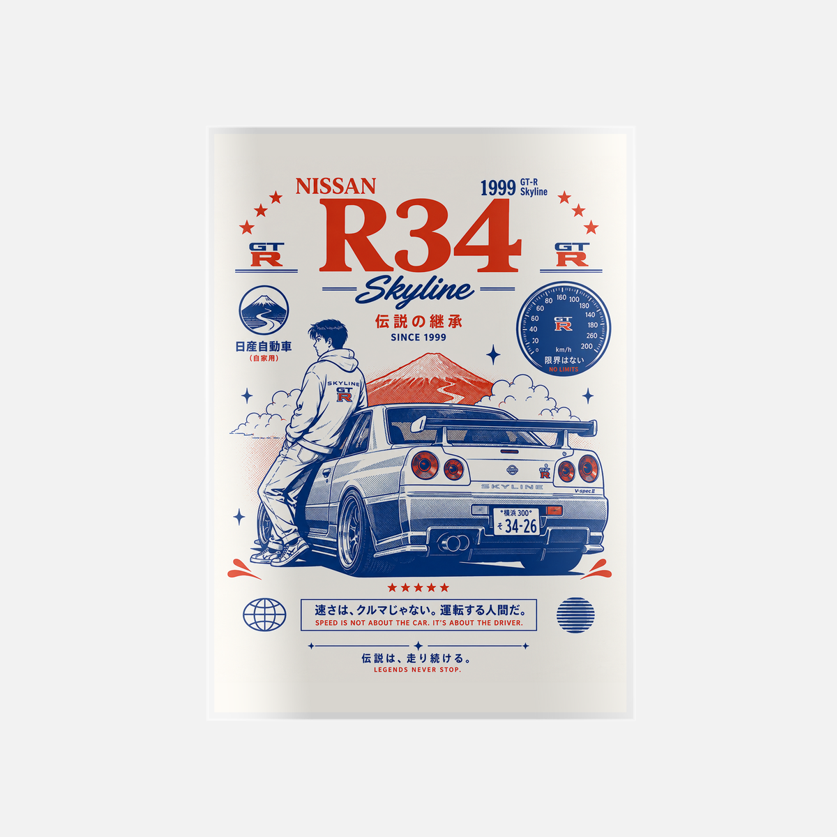 Laminated Car Art – Turbo Legends
