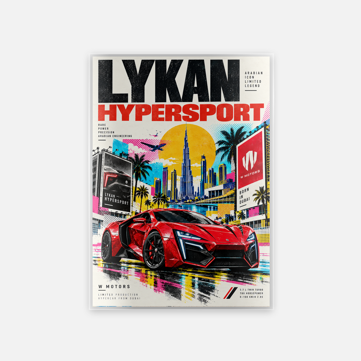 Laminated Car Art – Asphalt Fury