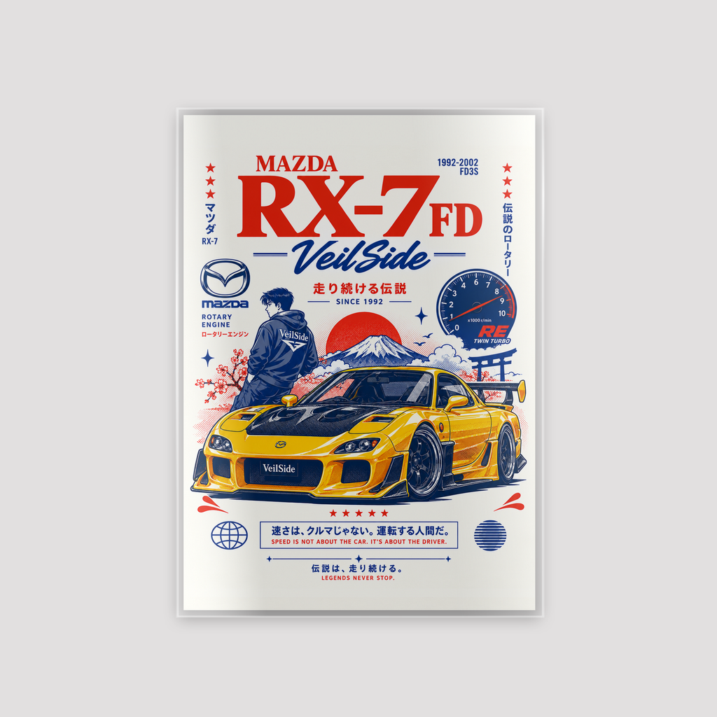 Laminated Car Art – Midnight Drift