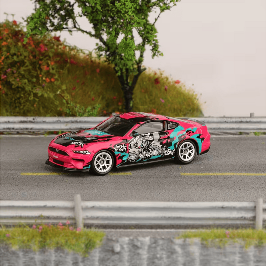 1:64 CCA 2018 Ford Mustang GT Pink Graphics