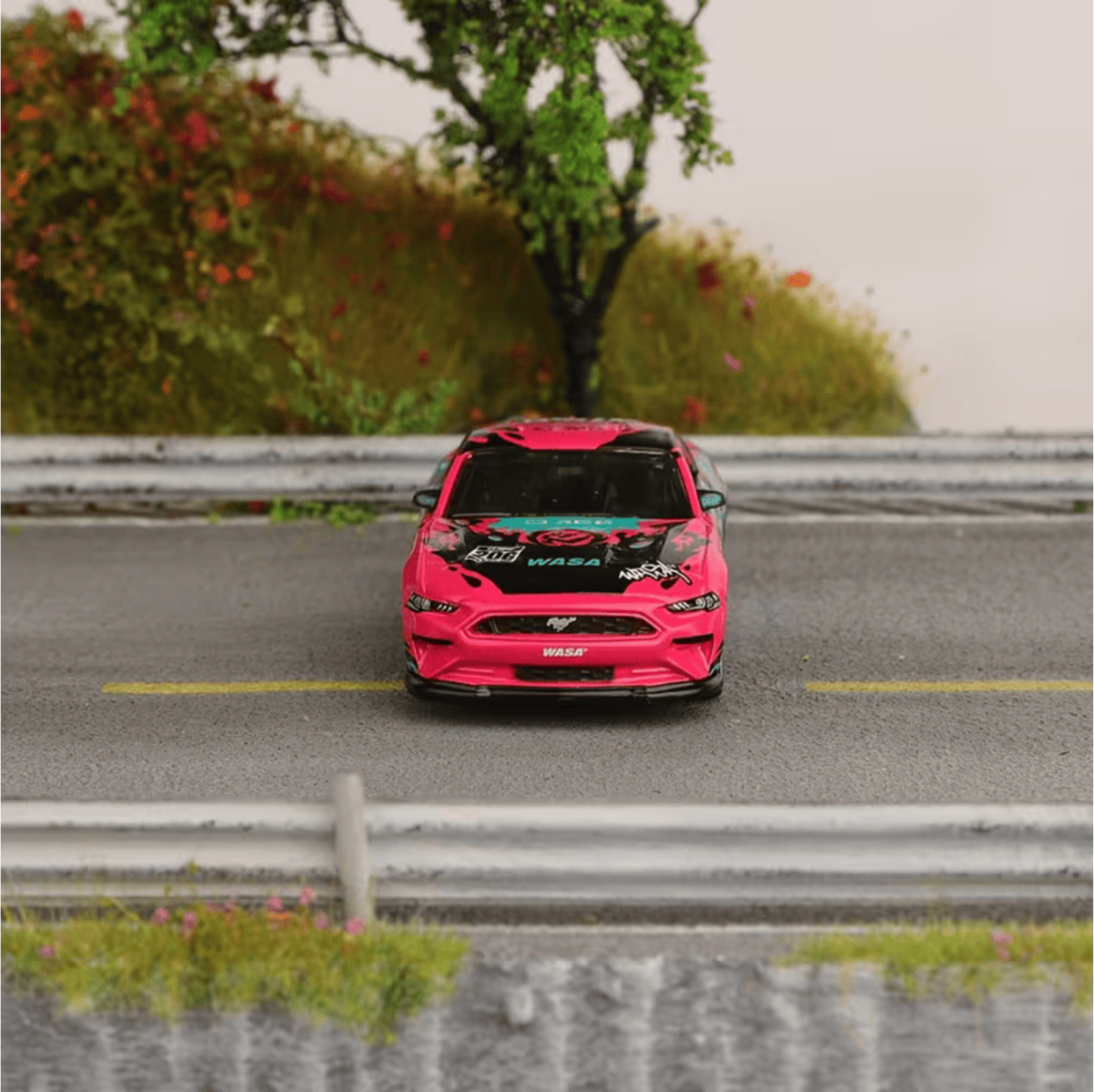1:64 CCA 2018 Ford Mustang GT Pink Graphics