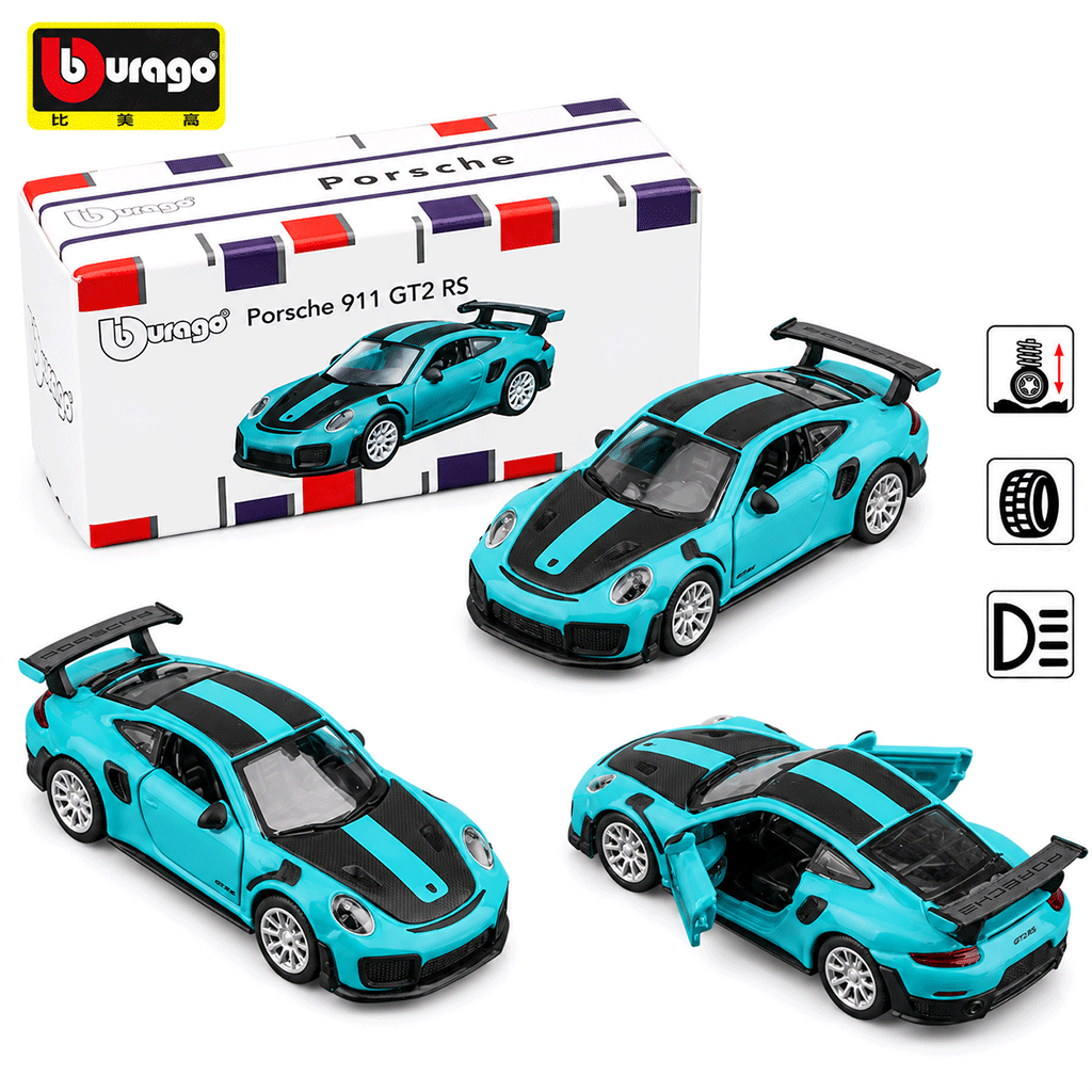 Bburago 1:64 Porsche 911 GT2 RS (Blue)