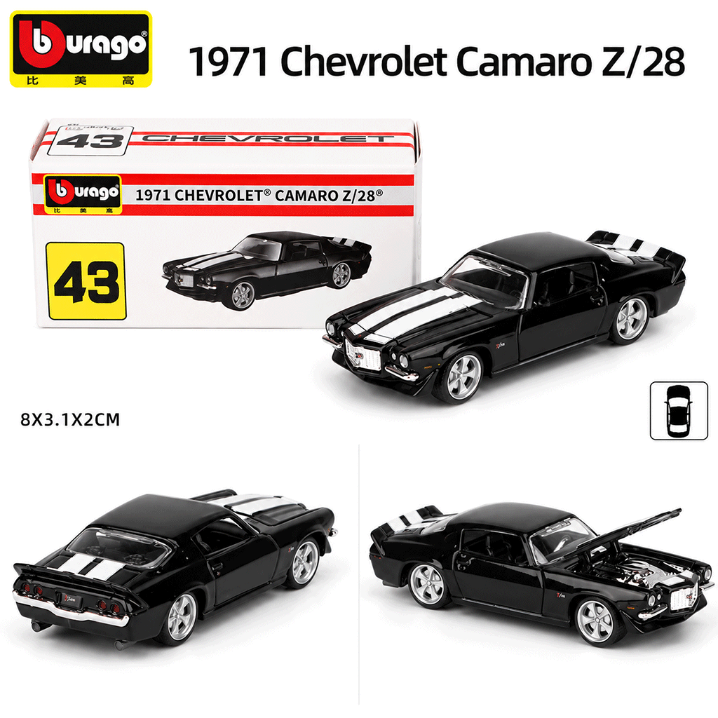 Bburago 1:64 1971 Chevrolet Camaro Z/29